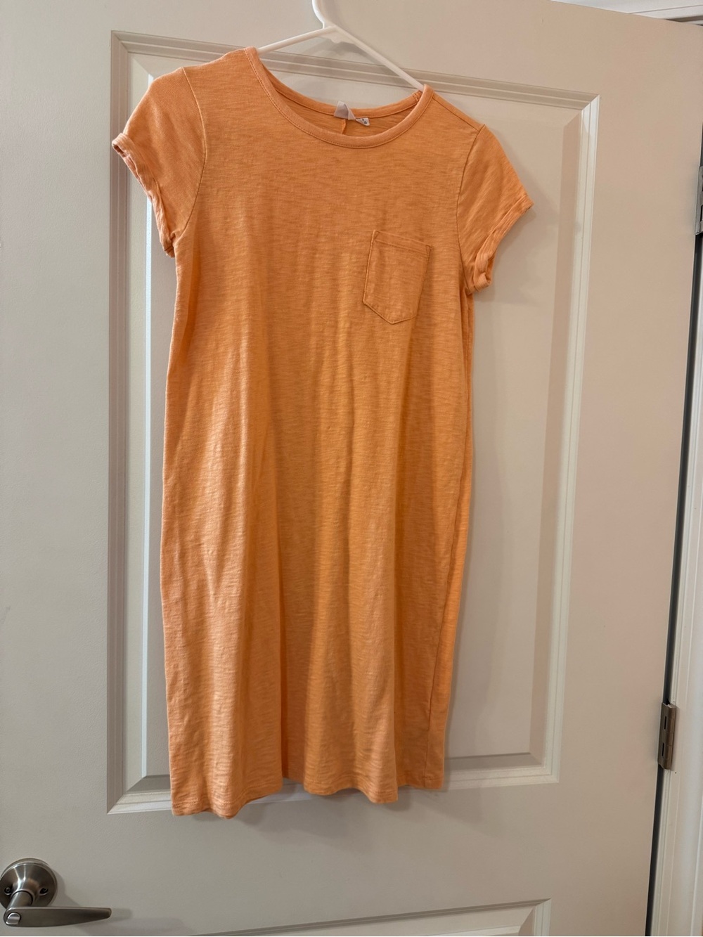 GAP Peach Short Sleeve T-Shirt Dress with Pocket